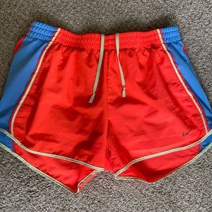 Orange/Blue NIKE Running Shorts